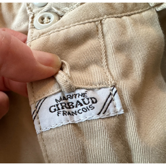 Vtg Marithe Francois Girbaud Women’s Pleated Chino Pants Barrel Leg W30 1980s - Picture 2 of 14